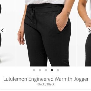 Lululemon Engineered Warmth Joggers size 10